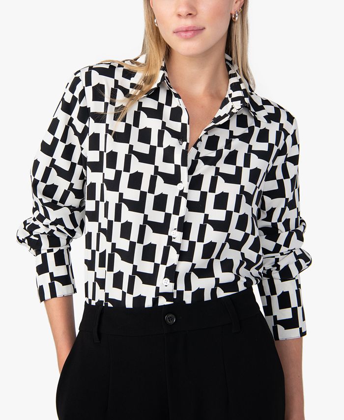 Women's Wide-Cuff Button-Front Shirt Sanctuary Women's Wide-Cuff Button-Front Shirt -CeCe cloth-shop