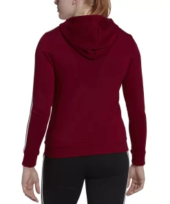 ADIDAS Women's 3-Stripe Cotton Fleece Full-Zip Sweatshirt -CeCe cloth-shop 22719030 fpx