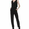 Black Tape Women's Embellished Belted Faux-Wrap Jumpsuit