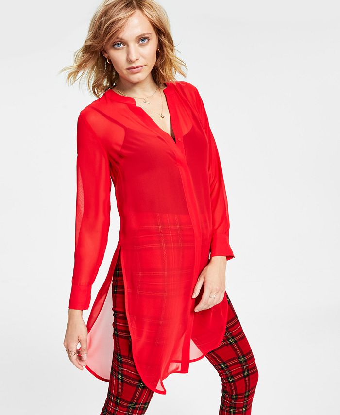 Bar III Women's Plaid High Rise Pull-On Leggings, Created For Macy's 4 Bar III Women's Plaid High Rise Pull-On Leggings, Created For Macy's - Image 4