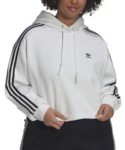 ADIDAS Plus Size Long-Sleeve Logo Hoodie