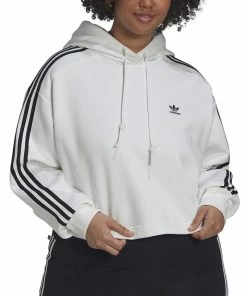ADIDAS Plus Size Long-Sleeve Logo Hoodie