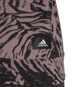 ADIDAS Plus Size Printed Cotton Long-Sleeve Hoodie -CeCe cloth-shop 22723004 fpx