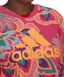 ADIDAS Women's Farm Rio Logo-Front Short-Sleeve T-Shirt -CeCe cloth-shop 22723177 fpx