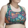ADIDAS Plus Size Farm Rio Printed Medium-Impact Sport Bra