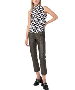 Sanctuary Women's Carnaby Faux-Leather Cropped Leggings 5 Sanctuary Women's Carnaby Faux-Leather Cropped Leggings -CeCe cloth-shop 22729942 fpx