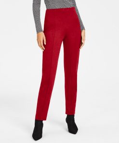 Alfani Women's Seamed Tummy-Panel Pull-On Pants, Created For Macy's