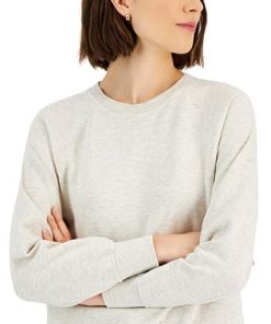 Style & Co Women's Fleece Sweatshirt, Created For Macy's 2 Style & Co Women's Fleece Sweatshirt, Created For Macy's -CeCe cloth-shop 22758479 fpx