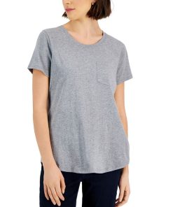 Style & Co Women's Pocket T-Shirt, Created For Macy's