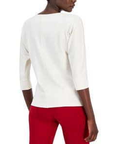 Anne Klein Boat-Neck Dolman-Sleeve Top -CeCe cloth-shop 22767153 fpx