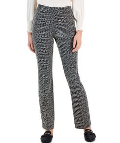 Anne Klein Women's Jacquard-Knit Bootcut Pants