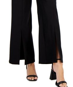 INC International Concepts Women's High-Rise Front-Slit Flare-Leg Pants, Created For Macy's 3 INC International Concepts Women's High-Rise Front-Slit Flare-Leg Pants, Created For Macy's -CeCe cloth-shop 22783636 fpx
