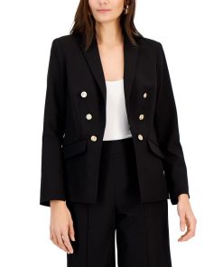 INC International Concepts Women's Double-Breasted Blazer, Created For Macy's
