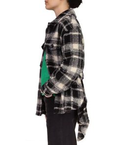 Sanctuary Women's Shay Brushed-Knit Tie-Waist Plaid Shacket -CeCe cloth-shop 22794787 fpx