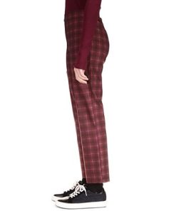 Sanctuary Carnaby Cotton Plaid Kick Crop Pants -CeCe cloth-shop 22795220 fpx