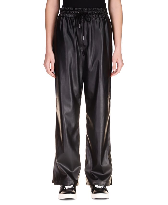 Morgan Faux Leather Straight Leg Pants Sanctuary Morgan Faux Leather Straight Leg Pants -CeCe cloth-shop