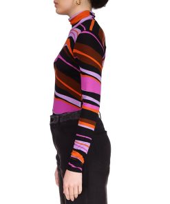 Sanctuary Women's Slinky Mock Neck Long Sleeve T-Shirt -CeCe cloth-shop 22795502 fpx