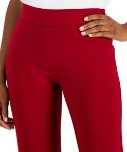 Anne Klein Women's Pull-On Slash-Pocket Pants -CeCe cloth-shop 22800322 fpx