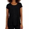 Alfani Women's Satin-Trim Scoop-Neck Top, Created For Macy's