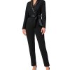 Adrianna Papell Women's Sequined-Collar Tuxedo Jumpsuit