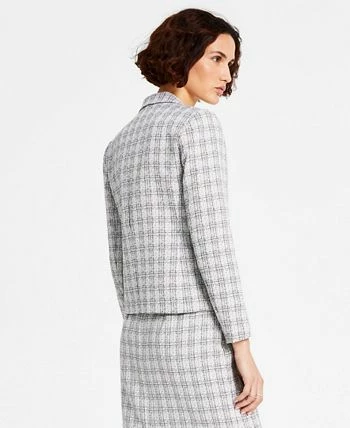 Bar III Women's Tweed Faux Double-Breasted Blazer, Created For Macy's - Image 2