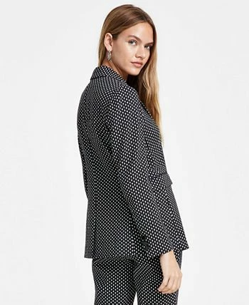Bar III Women's Patterned Jacquard One-Button Blazer, Created For Macy's - Image 2