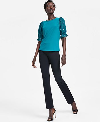 Slim Bootcut Pants CeCe Slim Bootcut Pants -CeCe cloth-shop