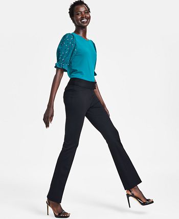 Slim Bootcut Pants CeCe Slim Bootcut Pants -CeCe cloth-shop