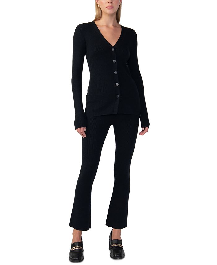 Women's Ribbed High-Rise Ankle Pants Sanctuary Women's Ribbed High-Rise Ankle Pants -CeCe cloth-shop