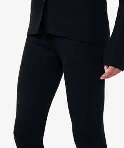 Sanctuary Women's Ribbed High-Rise Ankle Pants 2 Sanctuary Women's Ribbed High-Rise Ankle Pants -CeCe cloth-shop 22833680 fpx