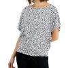 Alfani Women's Banded-Hem Boat-Neck Top, Created For Macy's
