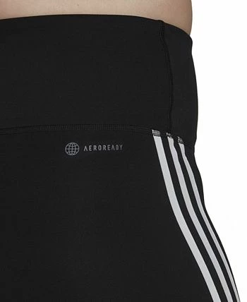 ADIDAS Essentials Plus Size 3-Stripes High-Waisted Shorts - Image 5