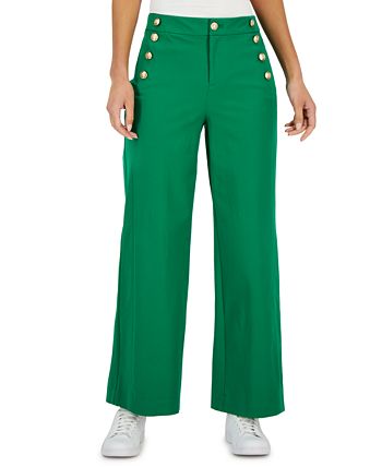 Women's Wide-Leg Sailor Pants, Created For Macy's Charter Club Women's Wide-Leg Sailor Pants, Created For Macy's -CeCe cloth-shop