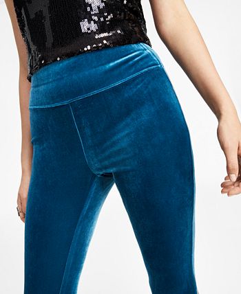 Women's Velvet Non-Seam Skinny Leggings, Created For Macy's INC International Concepts Women's Velvet Non-Seam Skinny Leggings, Created For Macy's -CeCe cloth-shop