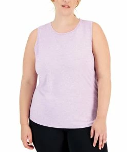 ID Ideology Plus Size Keyhole-Back Tank Top, Created For Macy's