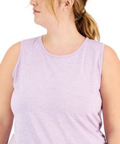 ID Ideology Plus Size Keyhole-Back Tank Top, Created For Macy's -CeCe cloth-shop 22905529 fpx