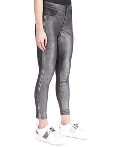 Michael Kors Women's Studded Velvet Leggings 2 Michael Kors Women's Studded Velvet Leggings -CeCe cloth-shop 22907642 fpx