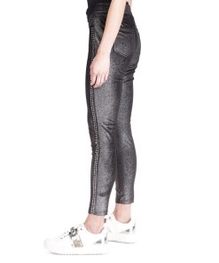 Michael Kors Women's Studded Velvet Leggings 3 Michael Kors Women's Studded Velvet Leggings -CeCe cloth-shop 22907643 fpx