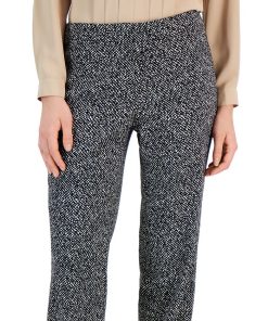 Anne Klein Women's Jacquard Flare-Leg Pants 3 Anne Klein Women's Jacquard Flare-Leg Pants -CeCe cloth-shop 22909256 fpx