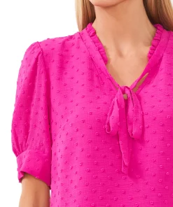 CeCe Otton Clip-Dot Bow Top 5 CeCe Otton Clip-Dot Bow Top -CeCe cloth-shop 22916252 fpx