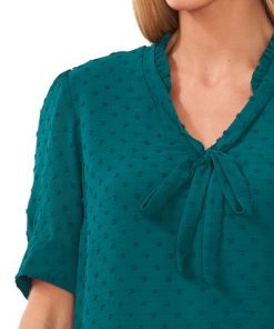 CeCe Otton Clip-Dot Bow Top 2 CeCe Otton Clip-Dot Bow Top -CeCe cloth-shop 22916260 fpx
