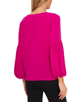 Women's Scoop Neck Balloon Sleeve Top CeCe Women's Scoop Neck Balloon Sleeve Top -CeCe cloth-shop