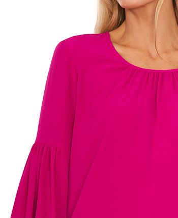 Women's Scoop Neck Balloon Sleeve Top CeCe Women's Scoop Neck Balloon Sleeve Top -CeCe cloth-shop