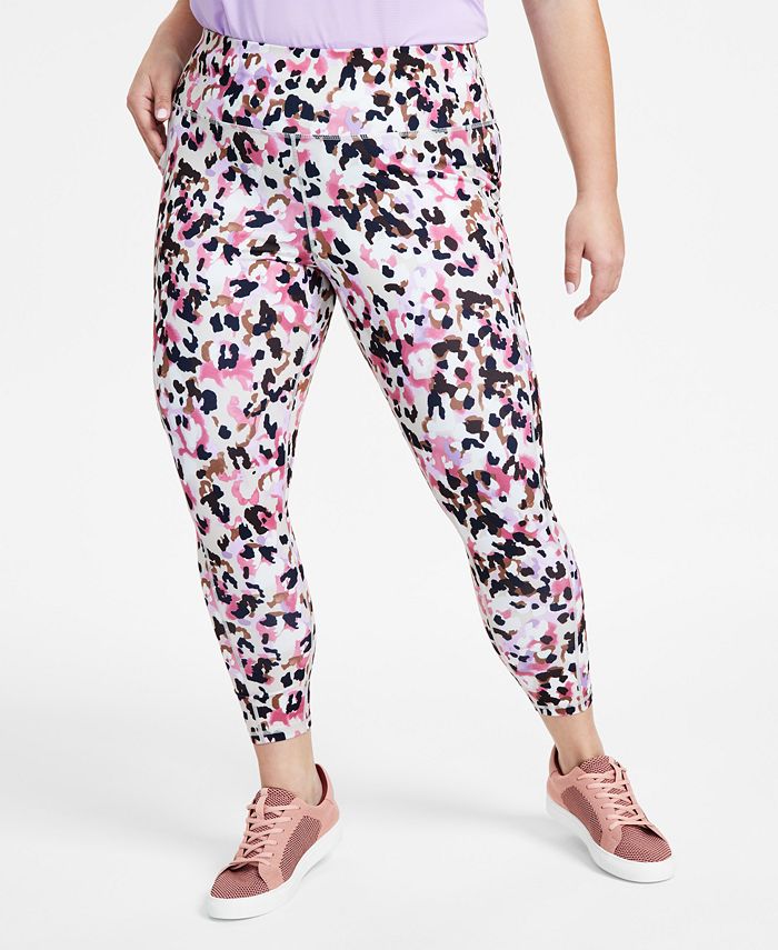 Plus Size Cheetah Splash 7/8 Leggings, Created For Macy's ID Ideology Plus Size Cheetah Splash 7/8 Leggings, Created For Macy's -CeCe cloth-shop