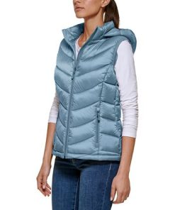 Charter Club Women's Packable Hooded Puffer Vest, Created For Macy's -CeCe cloth-shop 22946562 fpx