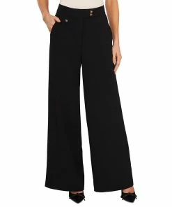 CeCe Women's High-Rise Wide-Leg Pants
