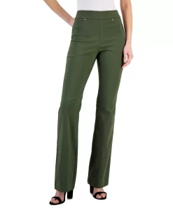 INC International Concepts Women's High-Rise Pull-On Flare-Leg Pants, Created For Macy's -CeCe cloth-shop 22979389 fpx