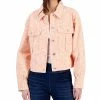 INC International Concepts Women's Snake-Print Denim Jacket, Created For Macy's