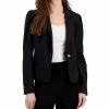 INC International Concepts Women's Puff-Shoulder One-Button Blazer, Created For Macy's