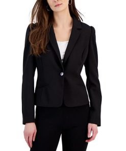 INC International Concepts Women's Puff-Shoulder One-Button Blazer, Created For Macy's 2 INC International Concepts Women's Puff-Shoulder One-Button Blazer, Created For Macy's -CeCe cloth-shop 22982067 fpx